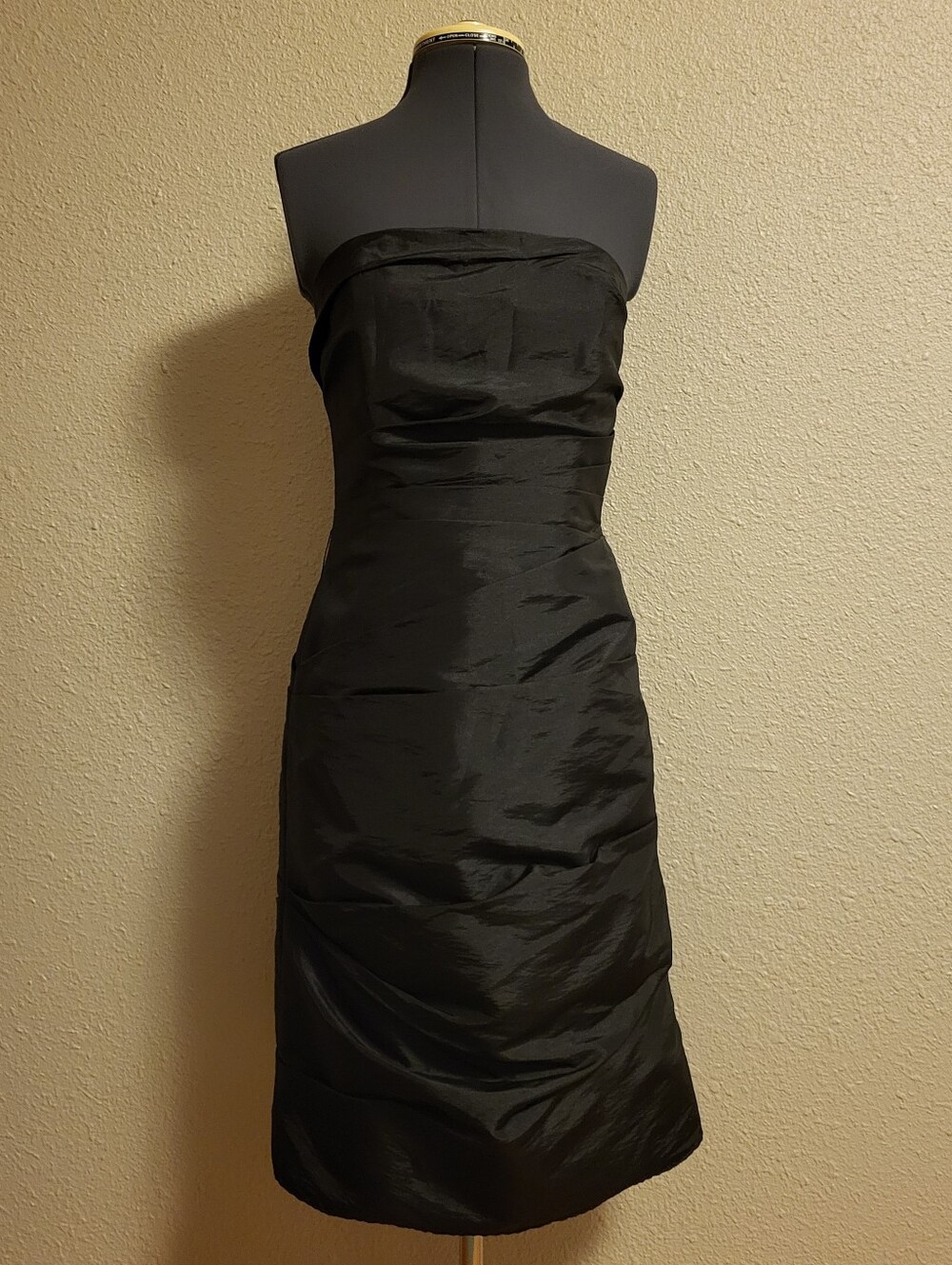 WTOO by Watters & Watters Black Strapless Dress Size 4
